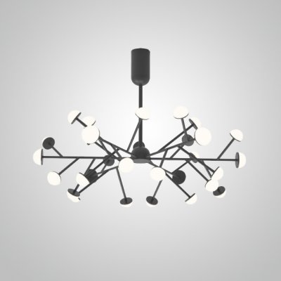 Потолочная люстра HILVI D88 Black ImperiumLoft 193522-23