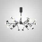 Потолочная люстра HILVI D88 Black ImperiumLoft 193522-23