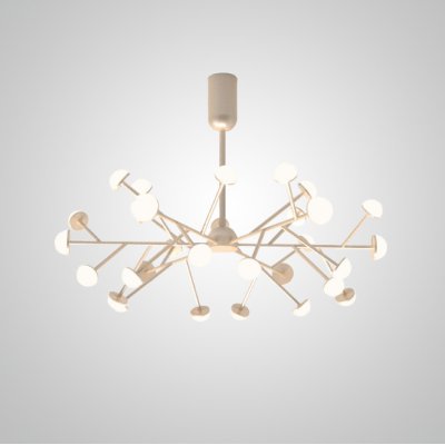 Потолочная люстра HILVI D88 Pink ImperiumLoft 193523-23