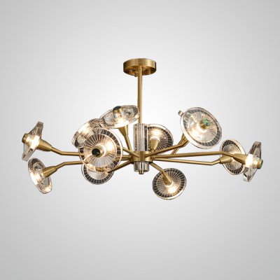 Потолочная люстра JANICA L12 Brass ImperiumLoft 193531-23