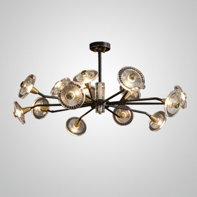 Потолочная люстра JANICA L15 Brass Black ImperiumLoft 193533-23
