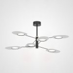 Люстра на штанге INGEL D90 6 lamps Black/White ImperiumLoft 193546-26