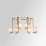 Подвесная кольцевая люстра KRISTEL D75 12 lamps ImperiumLoft 193560-26