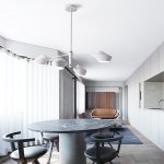 Люстра на штанге LANT D65 4 lamps White ImperiumLoft 193568-26