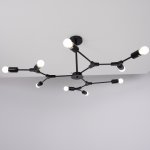 Люстра на штанге LATE D103 Black ImperiumLoft 193583-26