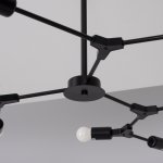 Люстра на штанге LATE D103 Black ImperiumLoft 193583-26
