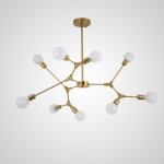 Люстра на штанге LATE D103 Gold ImperiumLoft 193584-26