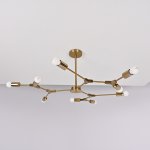 Люстра на штанге LATE D103 Gold ImperiumLoft 193584-26