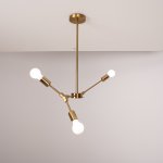 Люстра на штанге LATE D55 Gold ImperiumLoft 193585-26