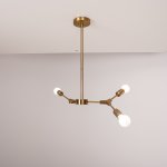 Люстра на штанге LATE D55 Gold ImperiumLoft 193585-26