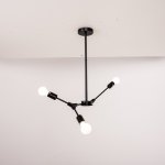 Люстра на штанге LATE D55 Black ImperiumLoft 193586-26