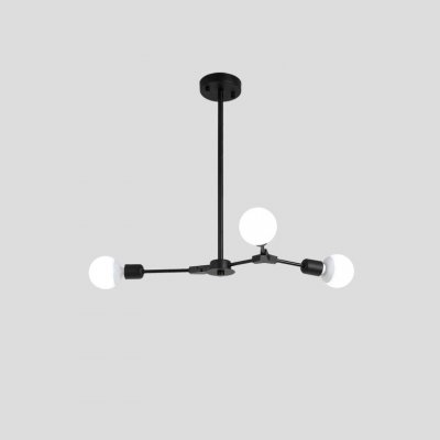 Люстра на штанге LATE D55 Black ImperiumLoft 193586-26 Люстра на штанге LATE D55 Black ImperiumLoft 193586-26