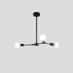 Люстра на штанге LATE D55 Black ImperiumLoft 193586-26