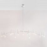 Люстра POP P40 Chandelier 24 lamps D130 Mod.B White ImperiumLoft 193604-26