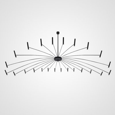 Люстра POP P40 Chandelier 24 lamps D180 Mod.A Black ImperiumLoft 193609-26