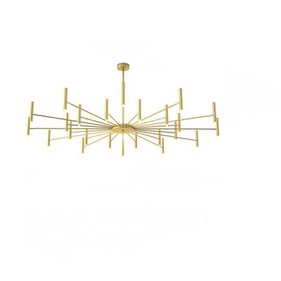 Люстра POP P40 Chandelier 24 lamps D180 Mod.B Gold ImperiumLoft 193613-26