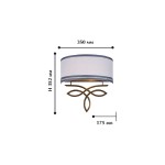 Настенный светильник бра Favourite 1938-2W Nika