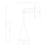 Настенный светильник бра Artemide 1940030A Vigo