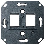 Gira Мех Суппорт прямой ТЛФ/комп розетки д/вставок АТ+Т Lucent (G19400)