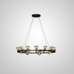 Подвесная люстра KENDRA CH D83 Black Brass ImperiumLoft 194925-23