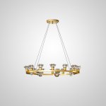 Подвесная люстра KENDRA CH D83 Gold ImperiumLoft 194926-23