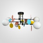 Потолочная люстра MATISSE B D80 Black Multicolor ImperiumLoft 194950-23