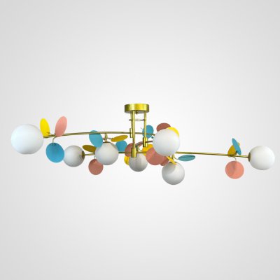 Потолочная люстра MATISSE B D120 Gold Multicolor ImperiumLoft 194952-23