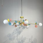 Потолочная люстра MATISSE B D120 Gold Multicolor ImperiumLoft 194952-23