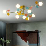 Потолочная люстра MATISSE B D120 Black Multicolor ImperiumLoft 194953-23