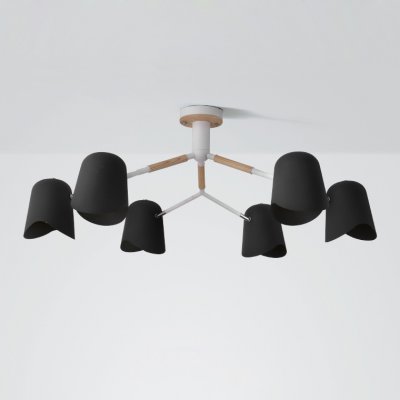 Люстра на штанге NOTCH D94 Black ImperiumLoft 194979-26