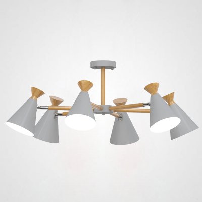 Люстра на штанге OLA D76.5 Gray ImperiumLoft 194989-26