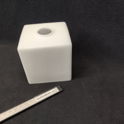 Плафон стекло белое матовое квадратное 100*100 E14 (30мм посадка) CL133 Киото Плафон стекло белое матовое квадратное 100*100 E14 (30мм посадка) CL133 Киото