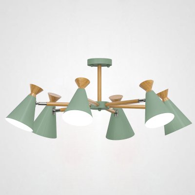 Люстра на штанге OLA D76.5 Green ImperiumLoft 194992-26