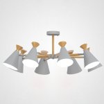 Люстра на штанге OLA D90,5 Gray ImperiumLoft 194995-26