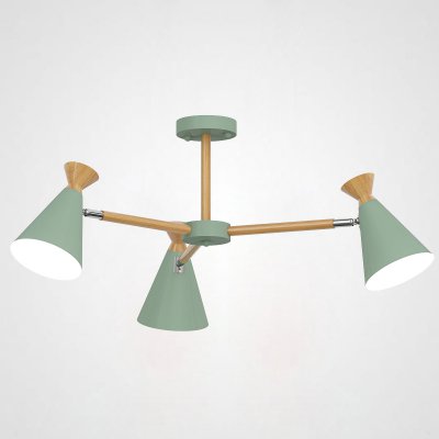 Люстра на штанге OLA D60,5 Green ImperiumLoft 194998-26 Люстра на штанге OLA D60,5 Green ImperiumLoft 194998-26