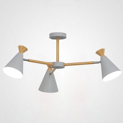 Люстра на штанге OLA D60,5 Gray ImperiumLoft 195001-26