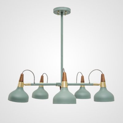 Люстра на штанге OPLAND A 5 lamps Blue ImperiumLoft 195007-26