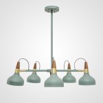 Люстра на штанге OPLAND A 5 lamps Blue ImperiumLoft 195007-26