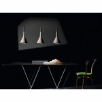 Подвесной светильник Foscarini APLOMB серый H. 5 m