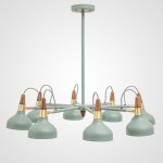 Люстра на штанге OPLAND A 8 lamps Blue ImperiumLoft 195008-26