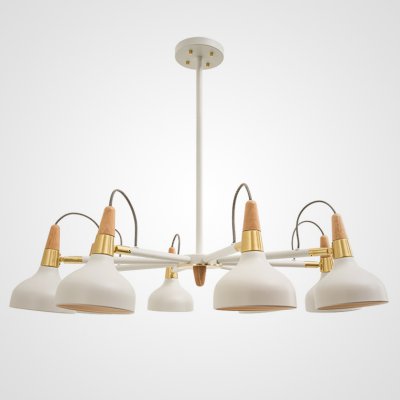 Люстра на штанге OPLAND A 8 lamps White ImperiumLoft 195009-26