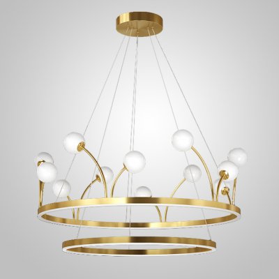 Подвесная люстра ALET D88 D60 ImperiumLoft 195448-23