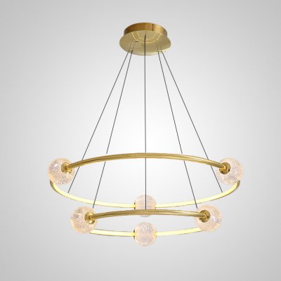 Подвесная люстра STORMS CH D89 D68 Gold ImperiumLoft 195493-23