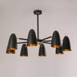 Люстра на штанге PINNACLE D86 Black ImperiumLoft 195497-26