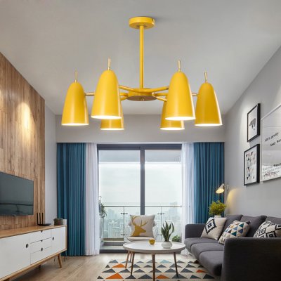 Люстра на штанге PINNACLE D70 Yellow ImperiumLoft 195499-26 Люстра на штанге PINNACLE D70 Yellow ImperiumLoft 195499-26