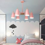 Люстра на штанге PINNACLE D70 Pink ImperiumLoft 195500-26