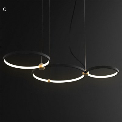 Подвесной кольцевой светильник PLANETARY D30+50+40 ImperiumLoft 195503-26