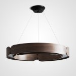 Подвесной кольцевой светильник RANGE 1 D70 Black walnut ImperiumLoft 195534-26
