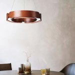 Подвесной кольцевой светильник RANGE 1 D55 Light wood ImperiumLoft 195537-26