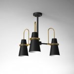 Люстра на штанге REINAR A D57 Black ImperiumLoft 196739-26